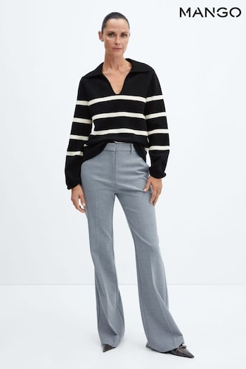 Striped Polo-Neck Sweater (Q51799) | £36
