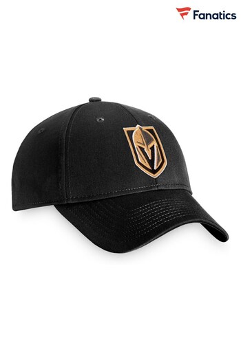 Fanatics Vegas Golden Knights Core Structured Adjustable Black Cap (Q51851) | £22