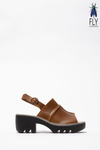 Fly London Tupi Brown Sandals (Q51941) | £95