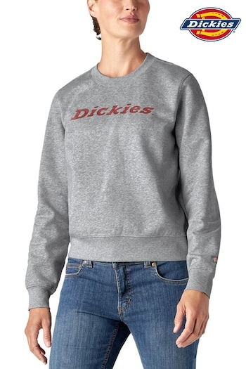 Dickies Grey Heavyweight Wordmark Crew Fleece (Q51998) | £50