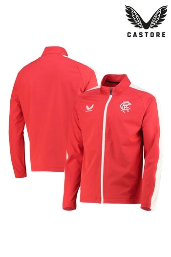 Castore Red Glasgow Rangers Anthem Jacket (Q52034) | £70