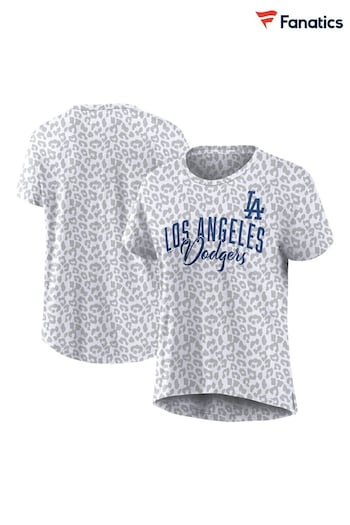 Fanatics Grey Los Angeles Dodgers Fundamentals Printed T-Shirt (Q52036) | £28