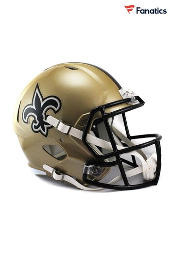 Fanatics Gold New Orleans Saints Riddell Speed Replica Helmet (Q52090) | £125