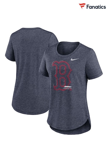 Fanatics Grey Boston Sox Team Touch Triblend T-Shirt (Q52093) | £28