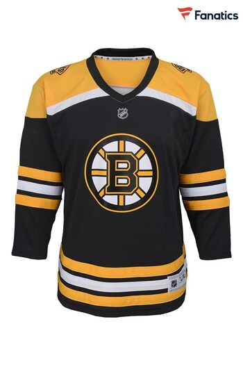 Fanatics Boston Bruins Replica Home Ice Hockey Black Jersey (Q52102) | £60