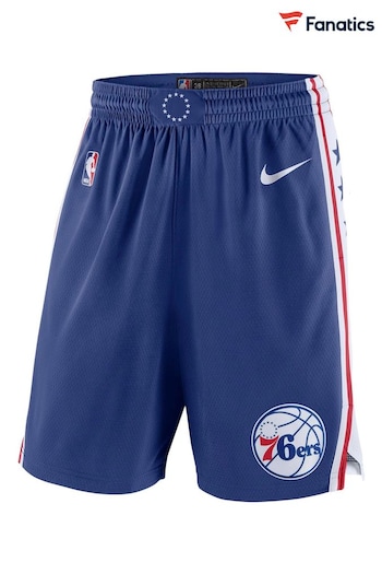 Fanatics Blue Philadelphia 76ers Icon Swingman Shorts (Q52115) | £60