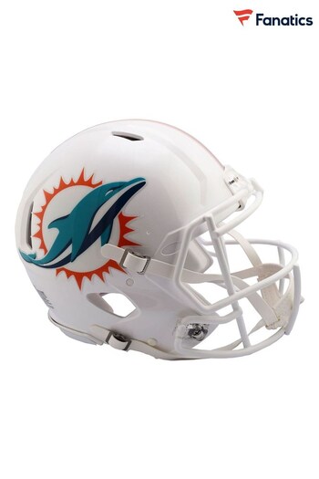 Fanatics Miami Dolphins Speed Authentic Full Size White Helmet (Q52132) | £360