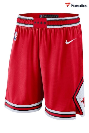 Fanatics Red Chicago Bulls Icon Swingman Shorts (Q52133) | £60
