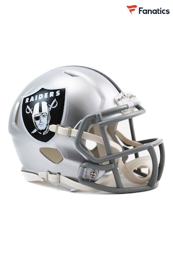 Fanatics Silver Las Vegas Raiders Riddell Speed Mini Helmet (Q52197) | £35