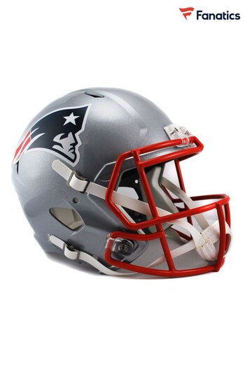 Fanatics Silver New England Patriots Riddell Speed Replica Helmet (Q52201) | £155