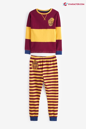 Character Red Harry Potter Stripe Printed Long Sleeve Pyjamas (Q52550) | £21