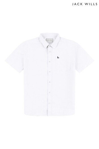 Jack Wills Boys Short Sleeve Oxford Shirt TEEN (Q52551) | £45 - £54