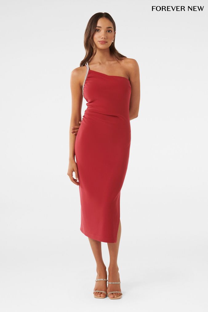 Forever new red dress hot sale