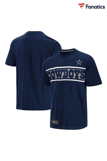 Fanatics Blue NFL Dallas Cowboys Foundations T-Shirt (Q52925) | £32