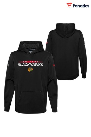 Fanatics Chicago Blackhawks Authentic Pro Black Hoodie (Q52967) | £40