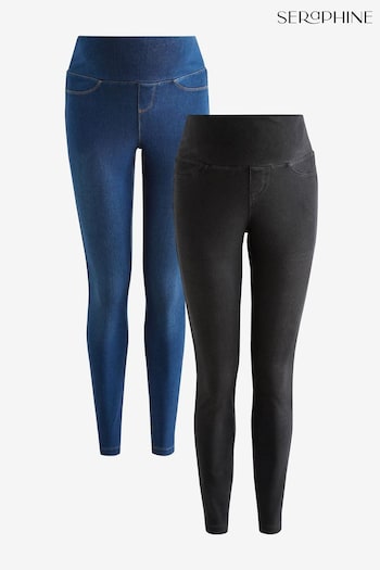 Seraphine Grey Gable Jeggings 2 Pack (Q53025) | £69