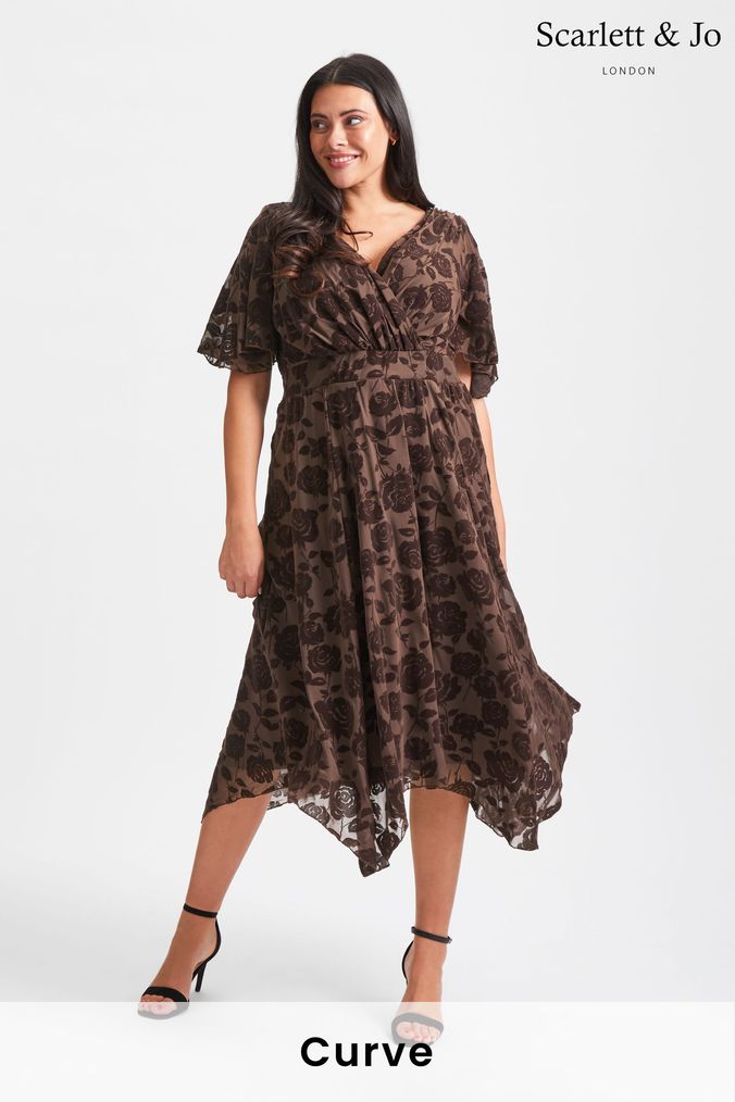 Scarlett and jo hanky hem dress top