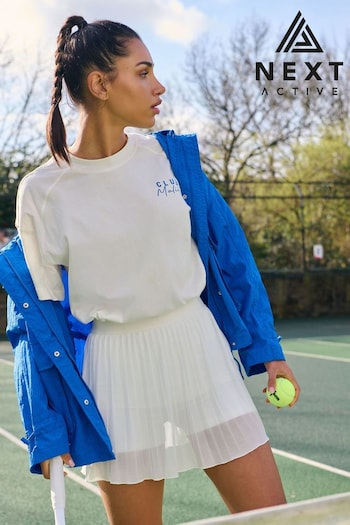 White Active Pleated Tennis Skort (Q53909) | £22