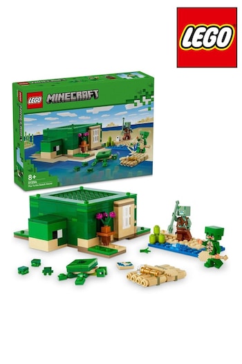 Lego Minecraft The Turtle Beach House with Animal Toys 21254 (Q54025) | £21