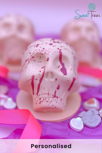 Personalised Pink Smash Skull by Sweet Trees (Q54141) | £30