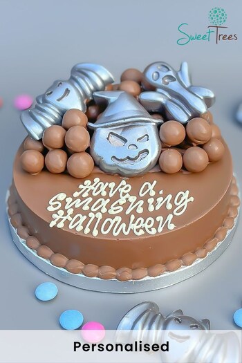 Personalised Mini Halloween Smash Cake by Sweet Trees (Q54164) | £25