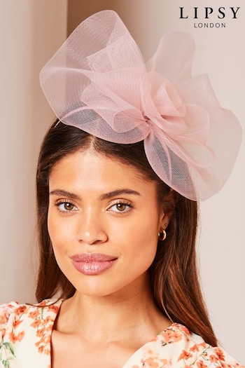 Lipsy Pink Rose Fascinator Headband (Q54229) | £18