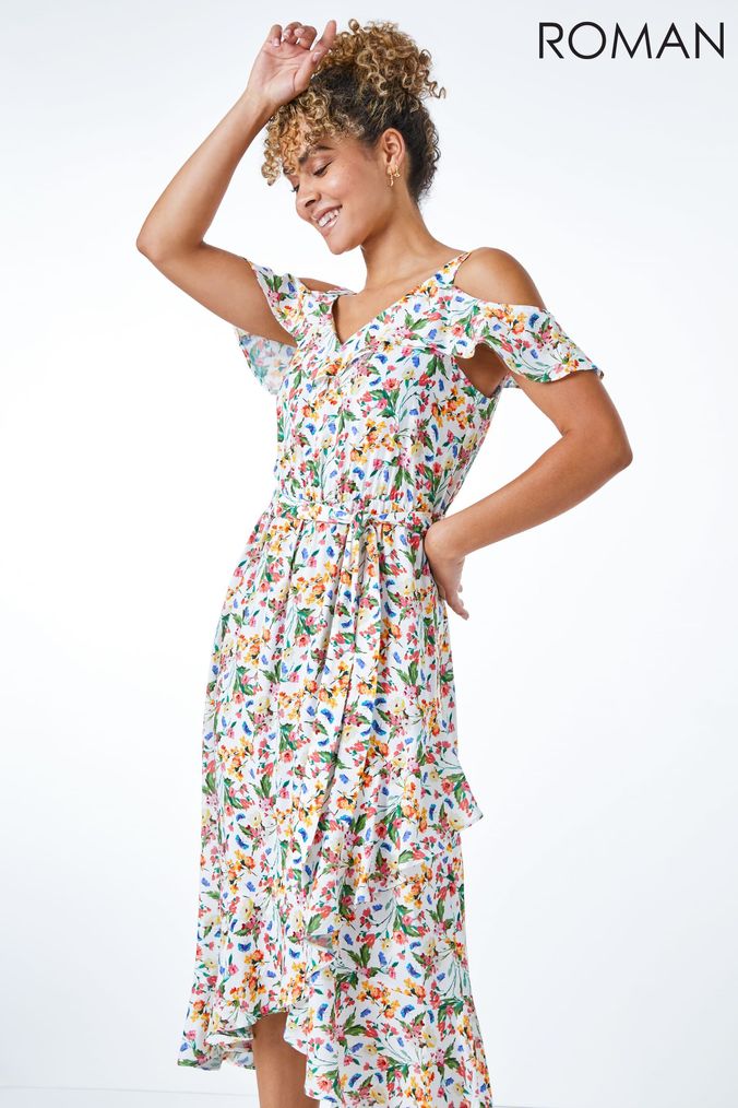 Buy Women s Cold Shoulder Petite Dresses Online MhscfootShops