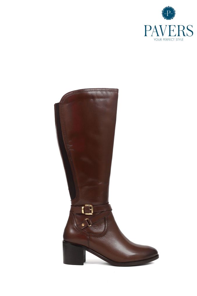 Pavers knee high boots shop