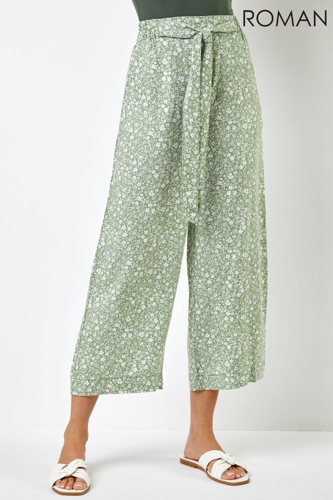 Patterned new arrivals trousers next