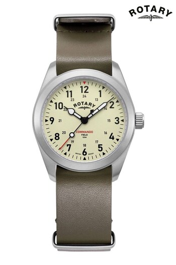 Rotary Gents Commando Brown Watch (Q54640) | £189