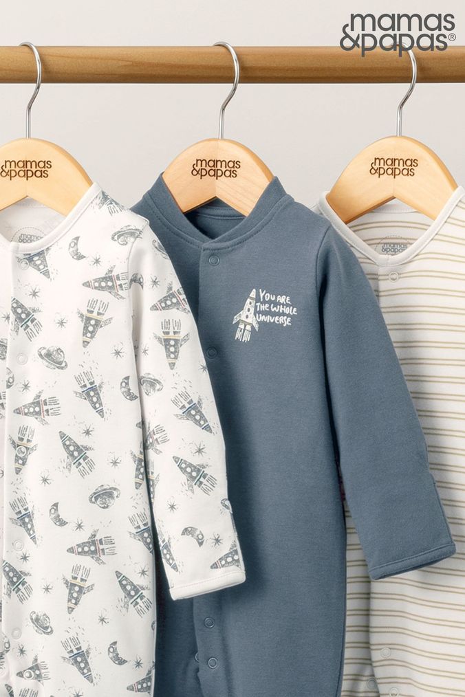 Mamas and papas baby sleepsuits clearance