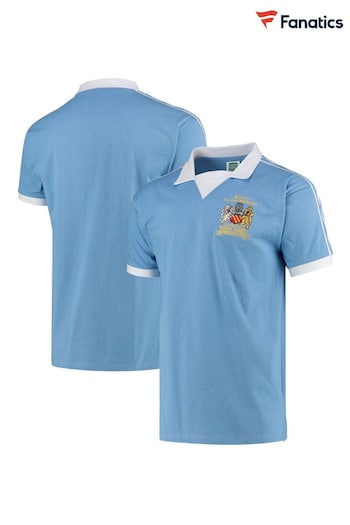 Fanatics Vlue Manchester City 1976 League Cup Winners Football Shirt (Q54690) | £45