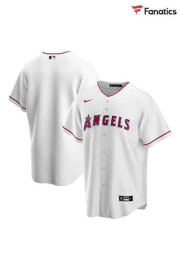 Fanatics Los Angeles Angels of Anaheim Official Replica Home White Jersey (Q54697) | £95