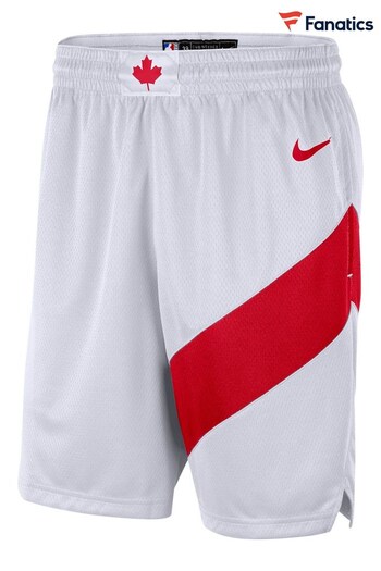 Fanatics Toronto Raptors Association Swingman White Shorts (Q54699) | £60