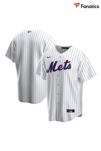 New York Mets Official Replica Home White Jersey (Q54731) | £95