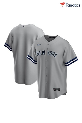 Fanatics Grey New York Yankees Official Replica Road Jersey (Q54751) | £95