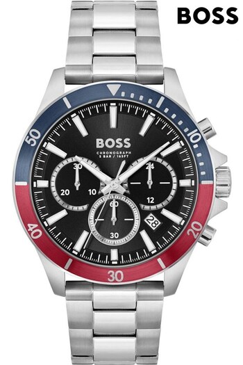 BOSS Silver Gents Troper Watch (Q54875) | £249