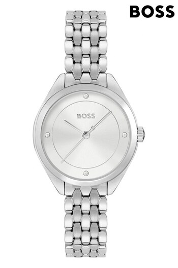 BOSS Silver Ladies Mae Watch (Q54898) | £179