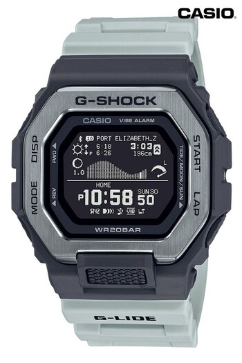 Casio Gents Grey G-Lide GBX-100 Time Traveling Surf G-Shock Watch (Q54904) | £179