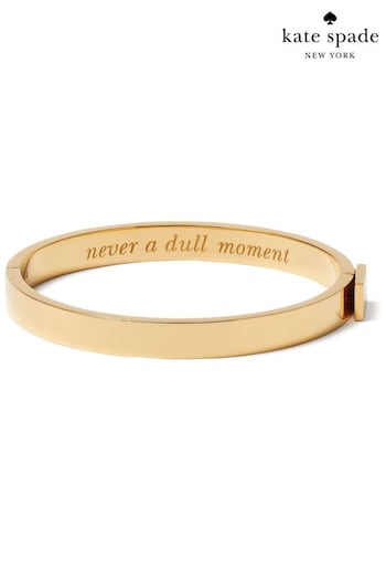 kate spade new york Gold (Metal) Tone 7mm Never A Dull Moment Bangle (Q54998) | £85