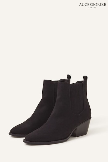 Accessorize Western Black Vento Boots (Q55146) | £45