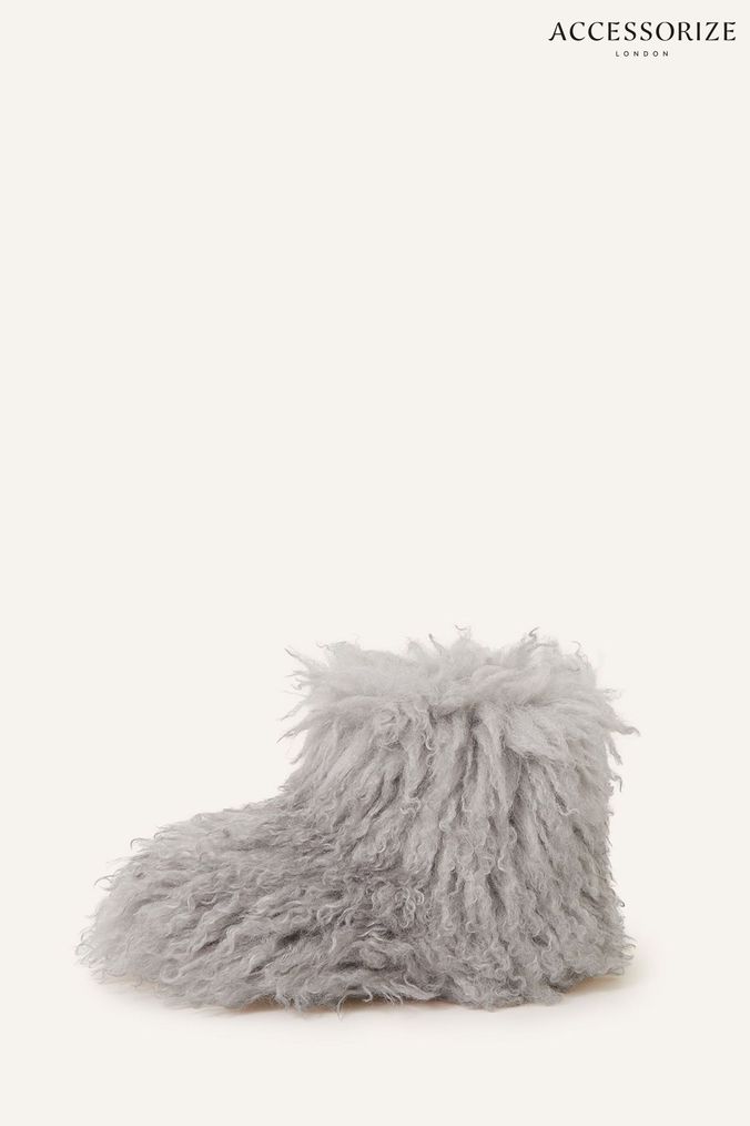 Womens slipper boots accessorize on sale