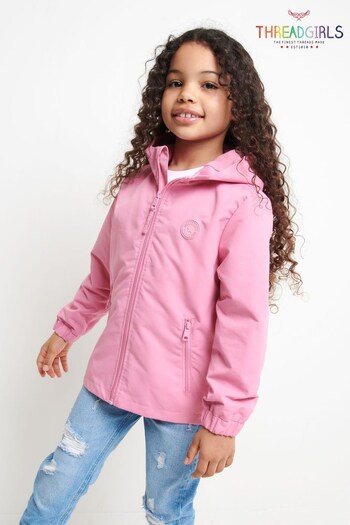 ThreadReal Pink Lightweight Hooded Jacket (Q55538) | £24