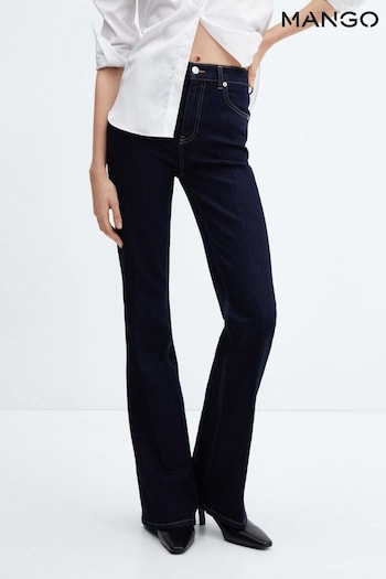 Medium Waist Flared Denim Jeans (Q55711) | £50