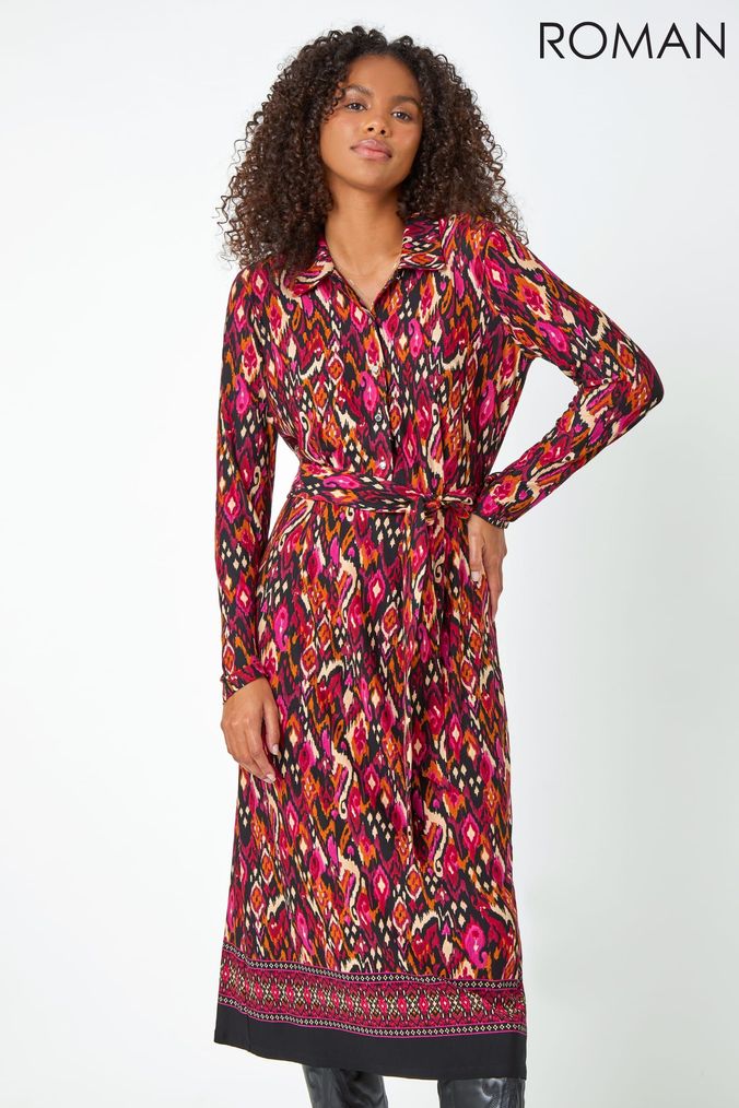 Next pink shirt dress sales