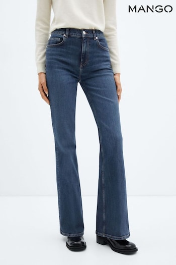 Medium Waist Flared Denim Jeans (Q55721) | £50