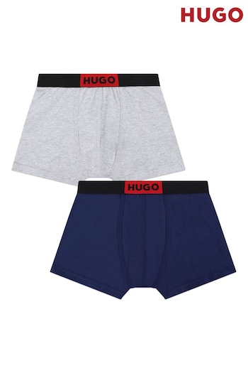 HUGO Blue Boxers 2 Pack (Q55840) | £40