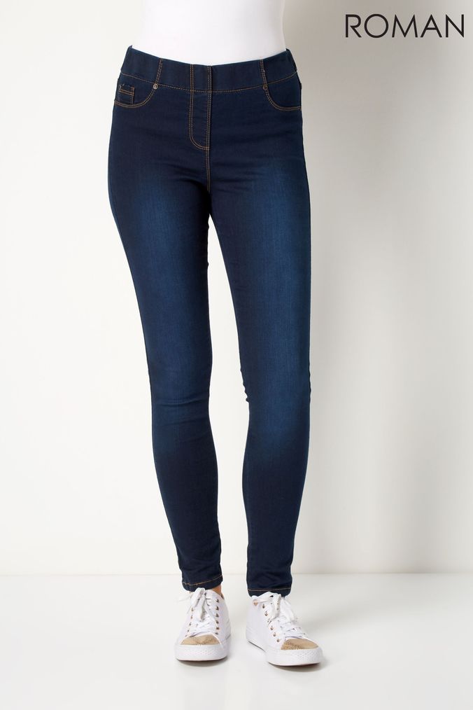 Buy Women s Blue Jeggings Jeans Online Next UK
