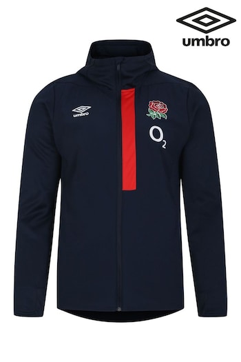 Umbro Blue Navy England Rugby Hooded Jacket (Q55907) | £80