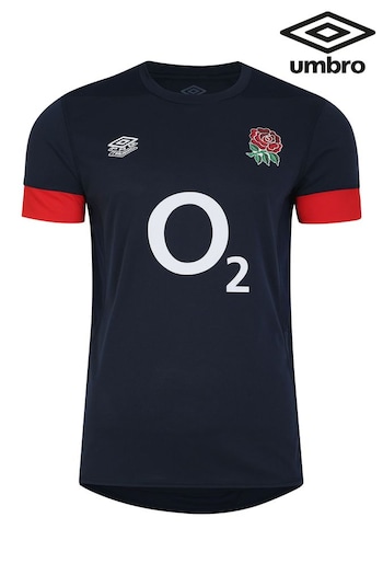 Umbro Dark Blue England Relaxed Training Rugby Jersey (Q55908) | £55